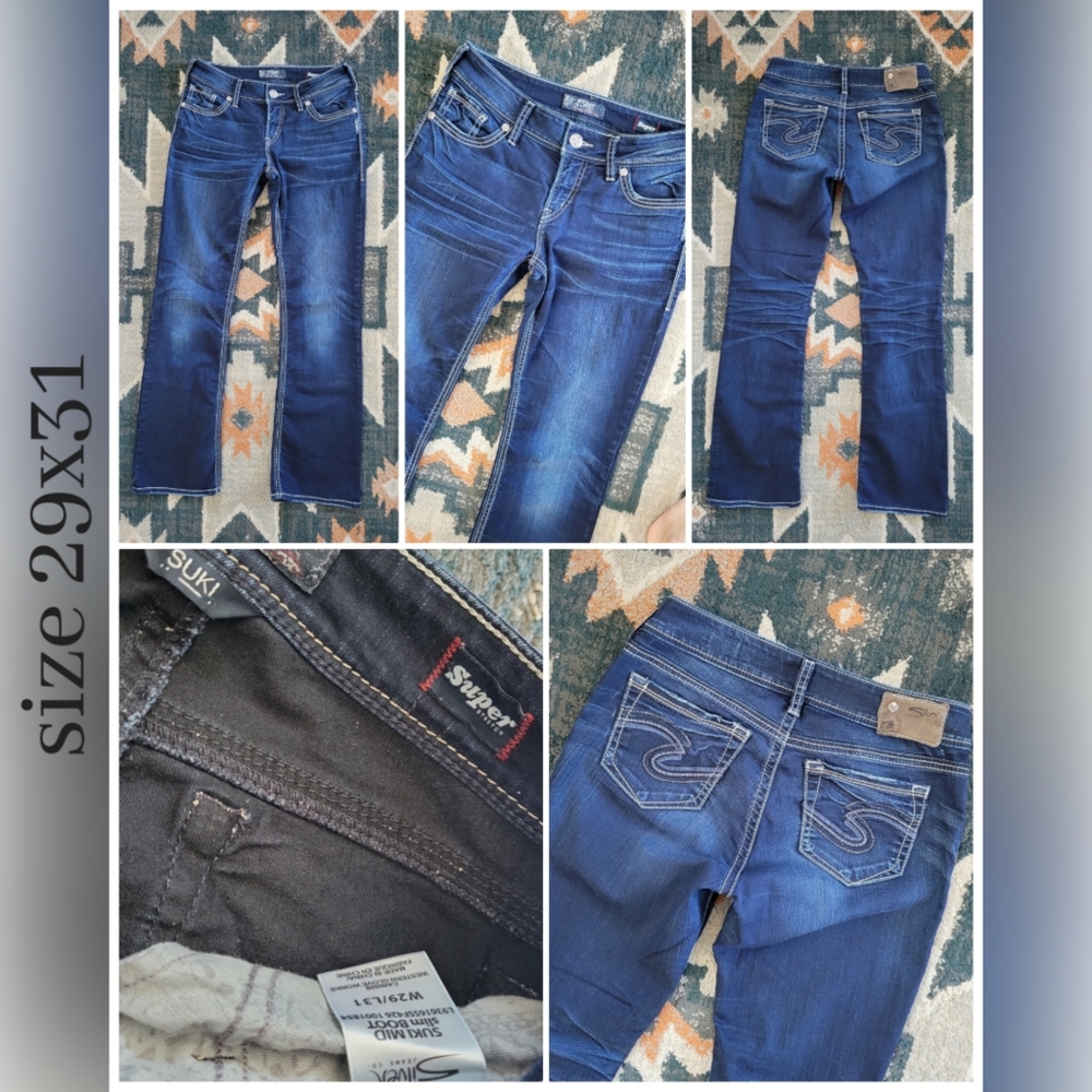 Silver BOOTCUT JEANS (Suki)